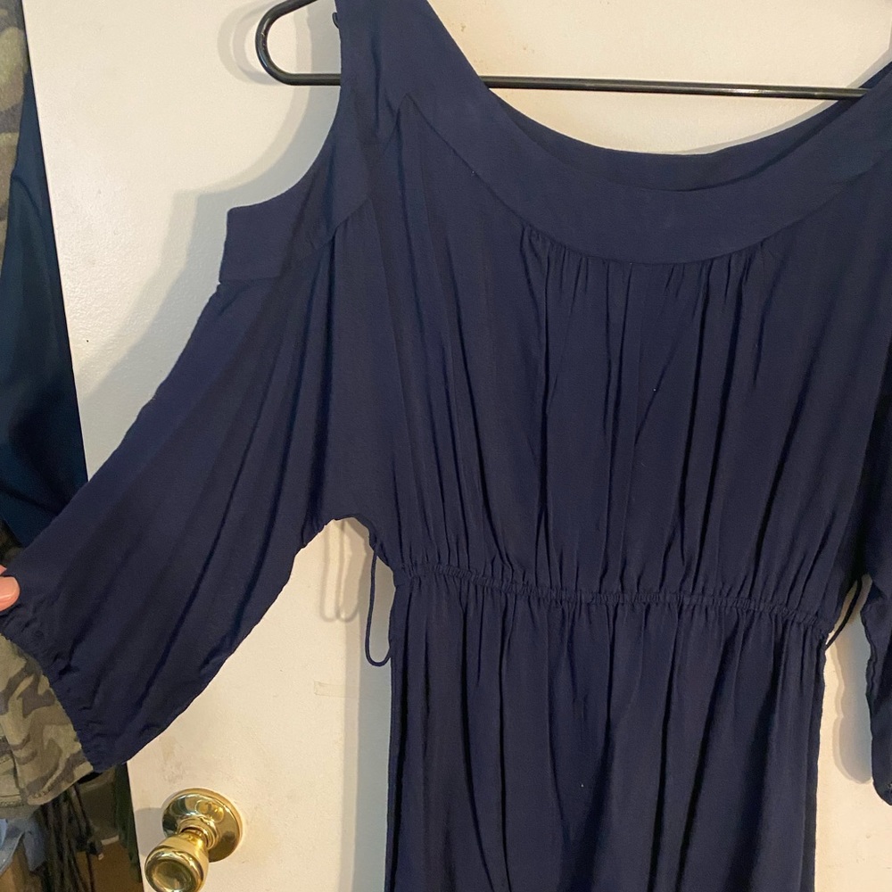 Navy blue dress